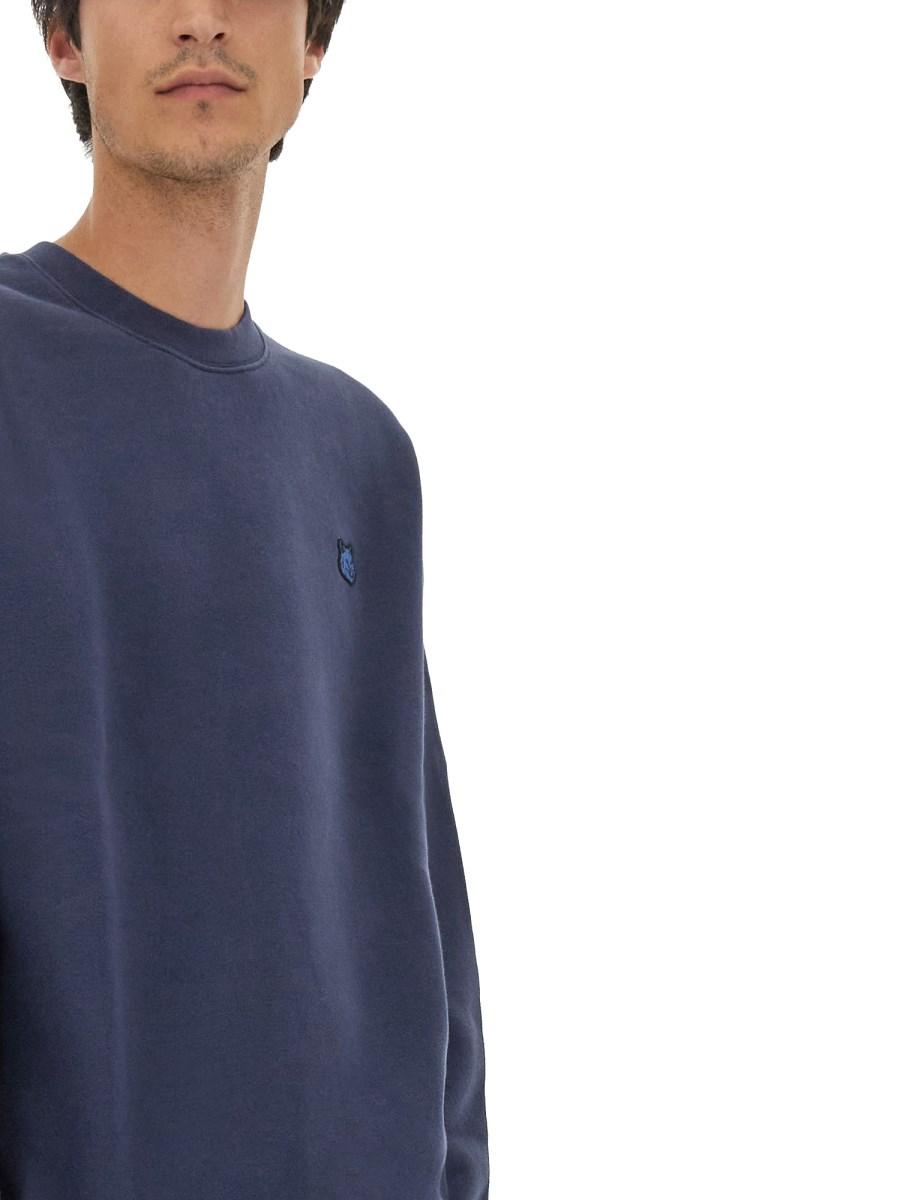 MAISON KITSUNÉ FELPA IN COTONE CON LOGO
