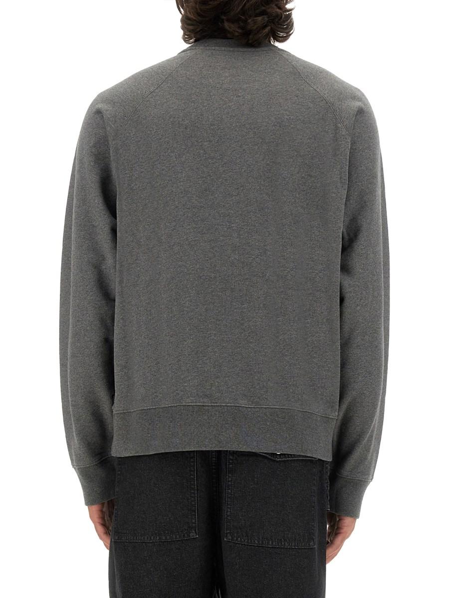 MAISON KITSUNÉ FELPA IN COTONE CON PATCH FOX HEAD