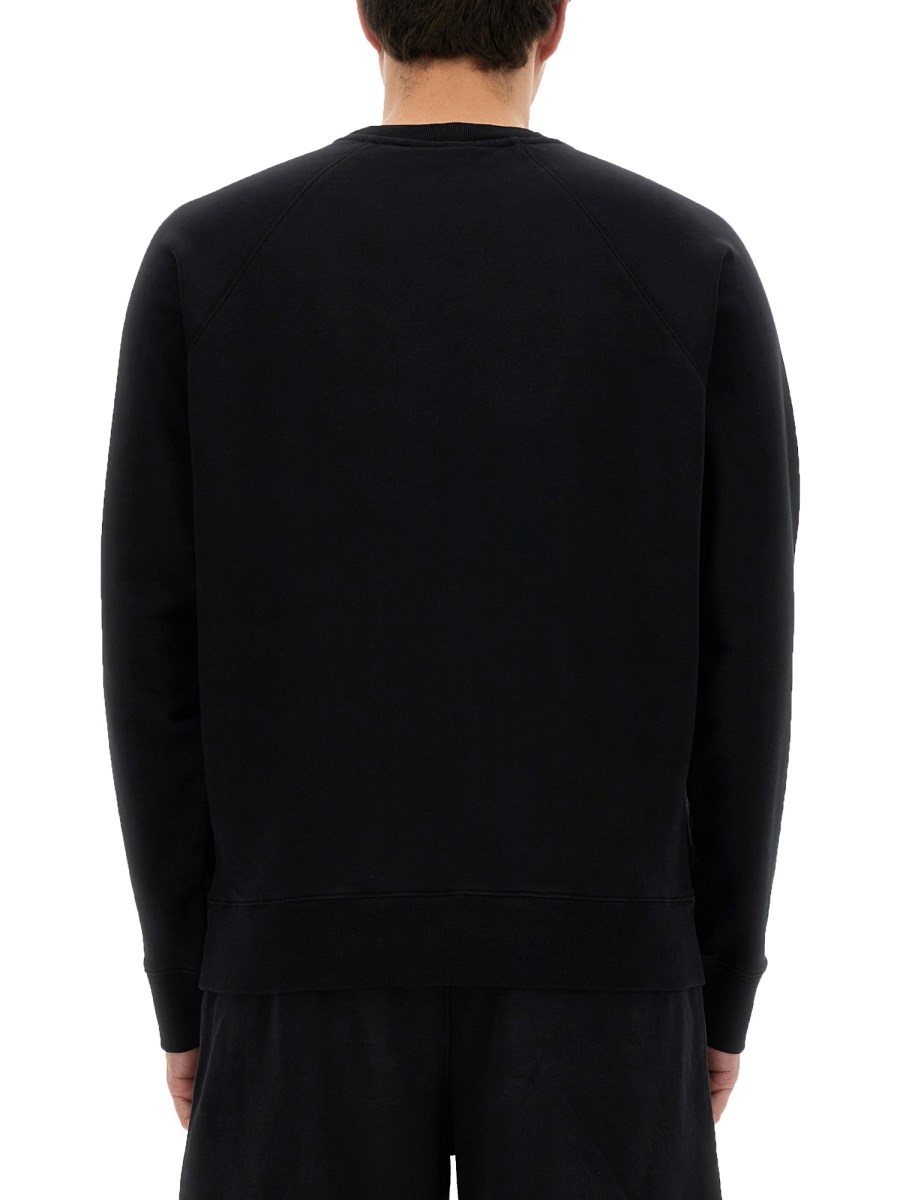 MAISON KITSUNÉ FELPA IN COTONE CON PATCH FOX HEAD