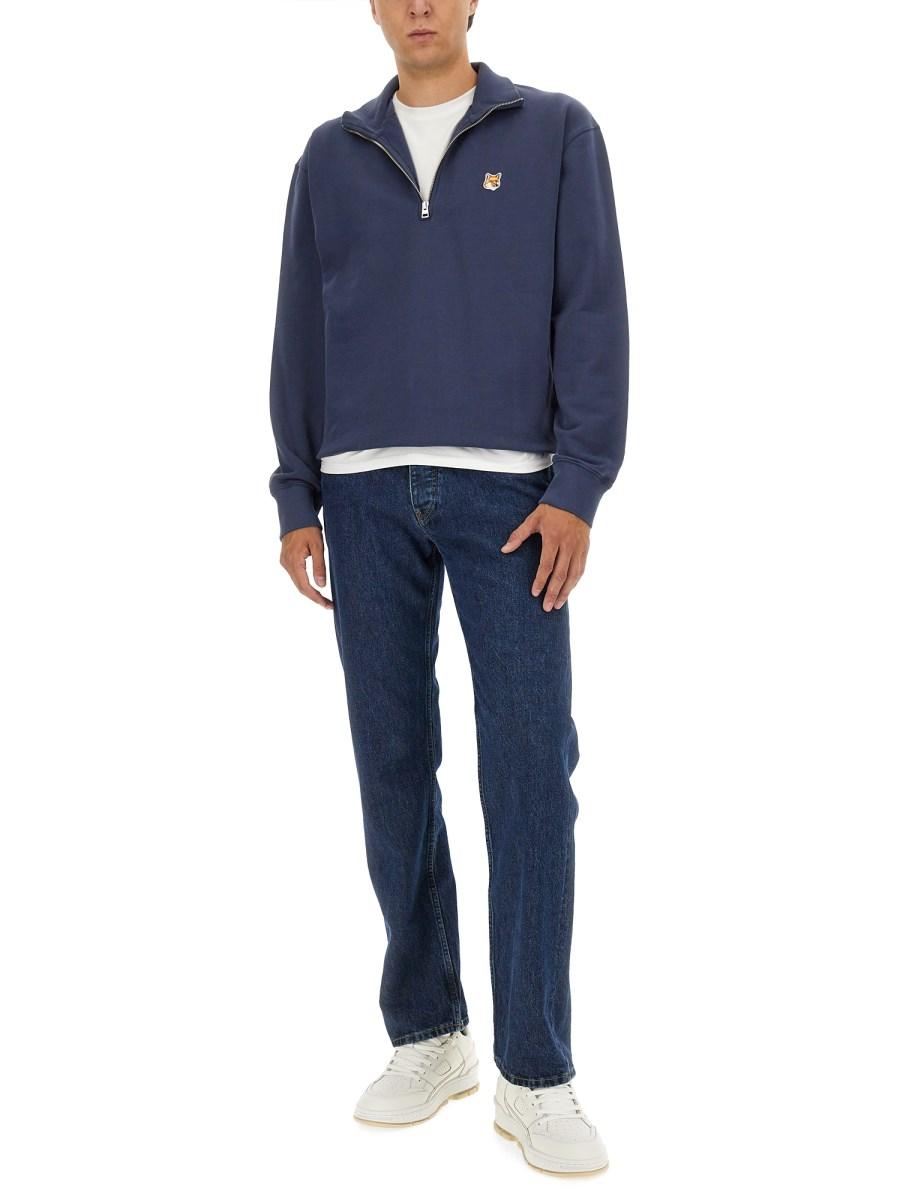 MAISON KITSUNÉ FELPA IN COTONE