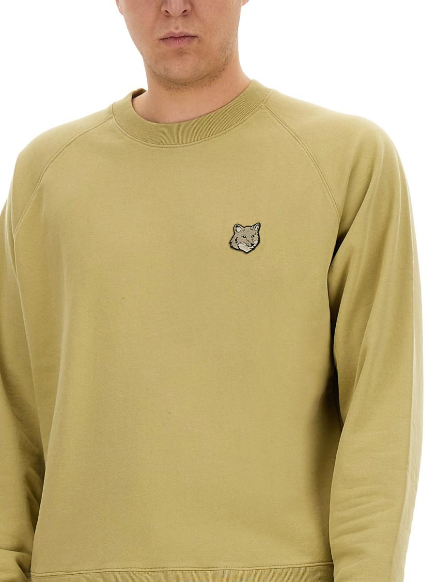 MAISON KITSUNÉ FELPA OVERSIZE IN COTONE