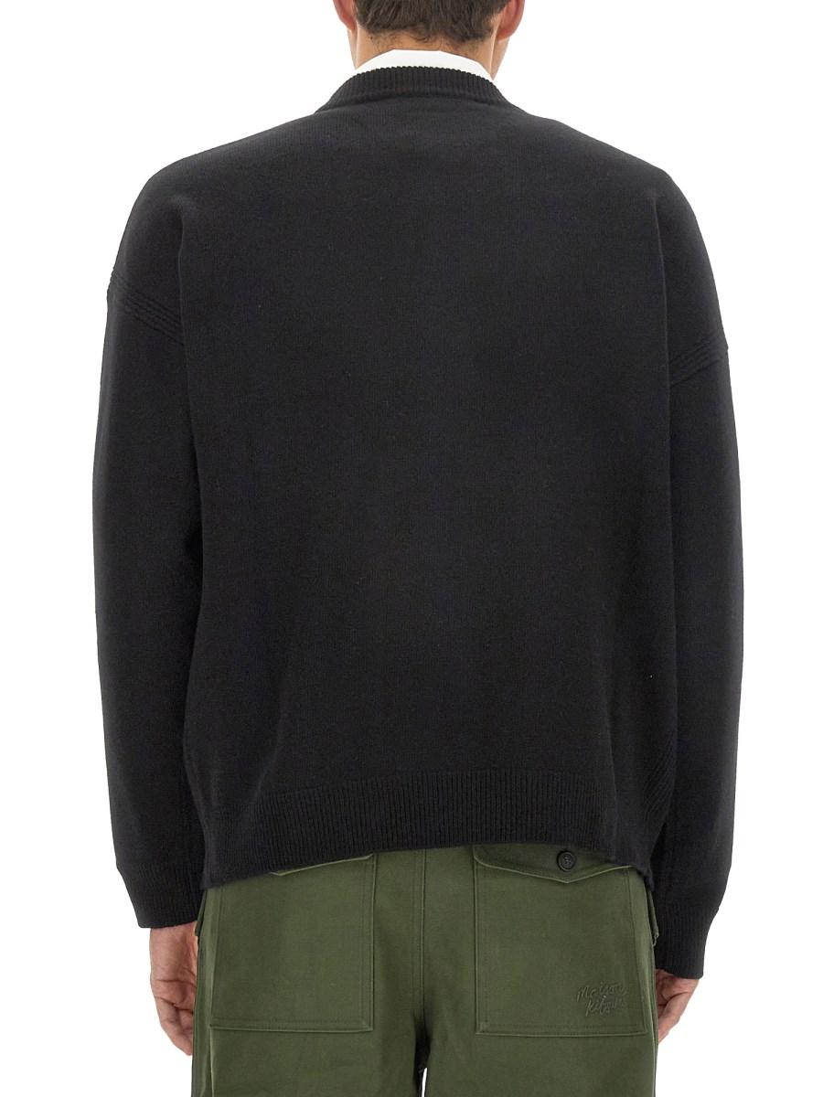 MAISON KITSUNÉ MAGLIA FOX HEAD