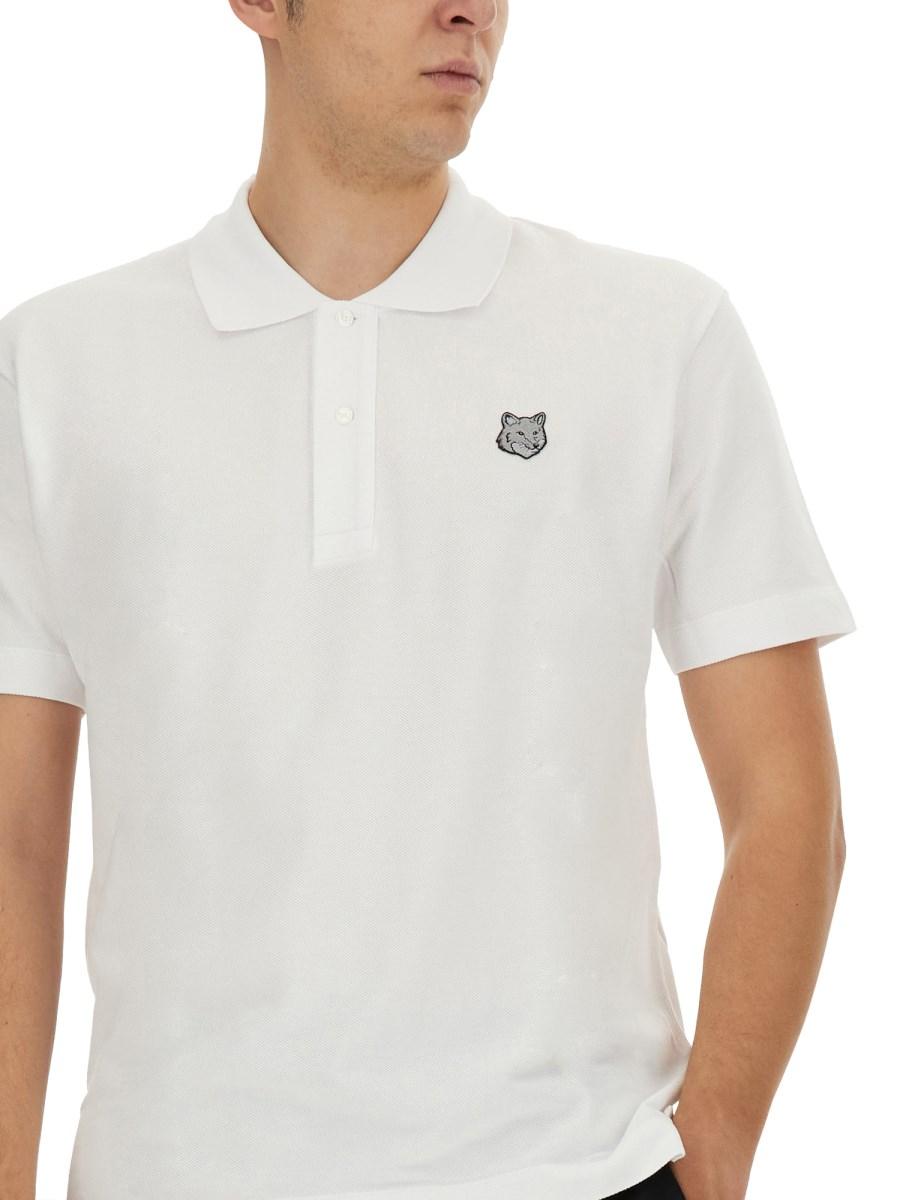 MAISON KITSUNÉ POLO CON LOGO