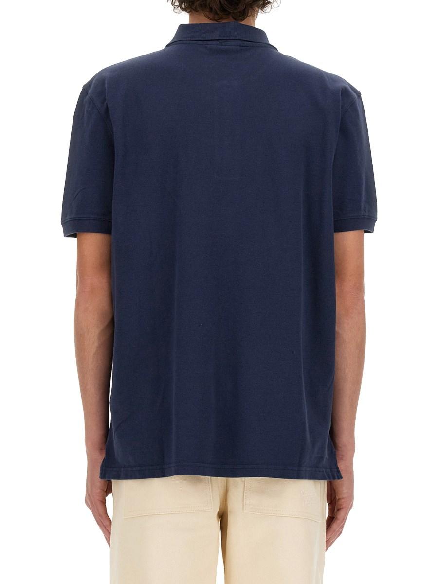 MAISON KITSUNÉ POLO REGULAR CON PATCH FOX HEAD