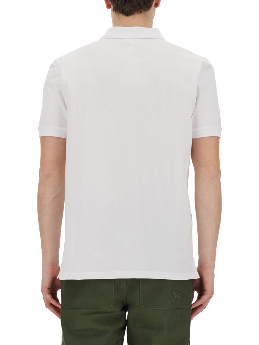 MAISON KITSUNÉ POLO REGULAR CON PATCH FOX HEAD