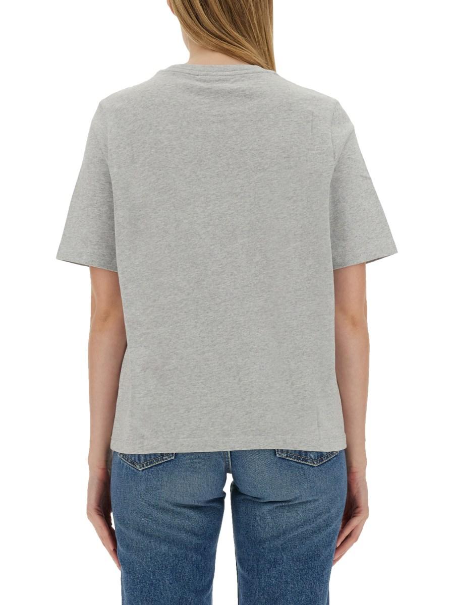 MAISON KITSUNÉ T-SHIRT CON LOGO