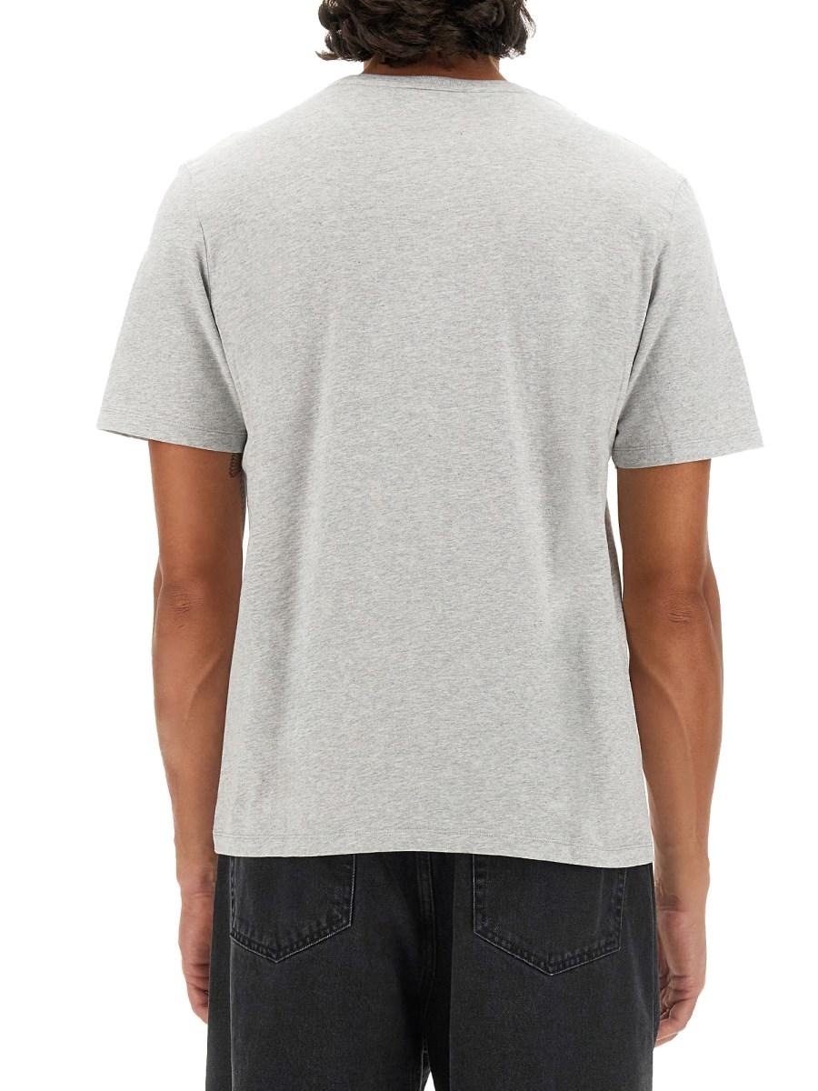 MAISON KITSUNÉ T-SHIRT CON PATCH FOX