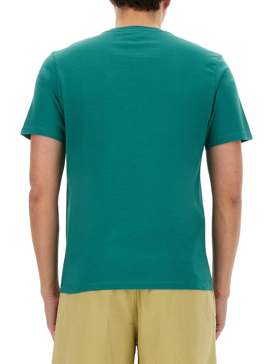 MAISON KITSUNÉ T-SHIRT "FOX HEAD" IN COTONE