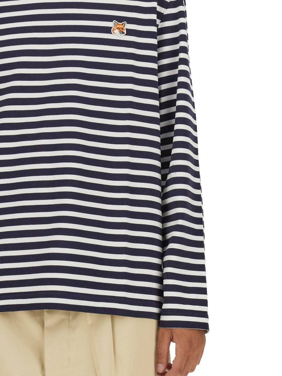 MAISON KITSUNÉ T-SHIRT HEAD FOX IN COTONE