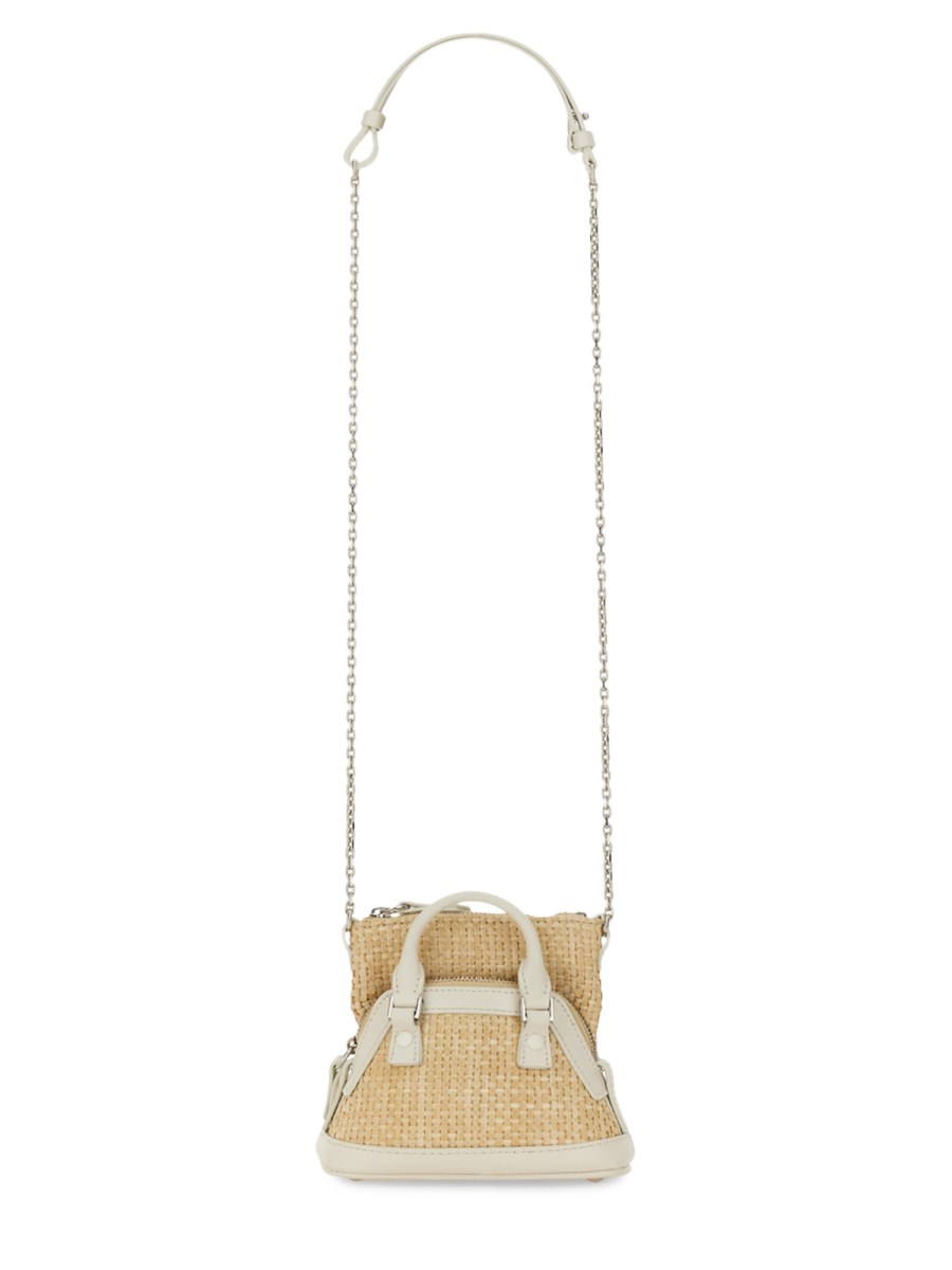 MAISON MARGIELA BORSA 5AC CLASSIQUE BABY IN RAFIA