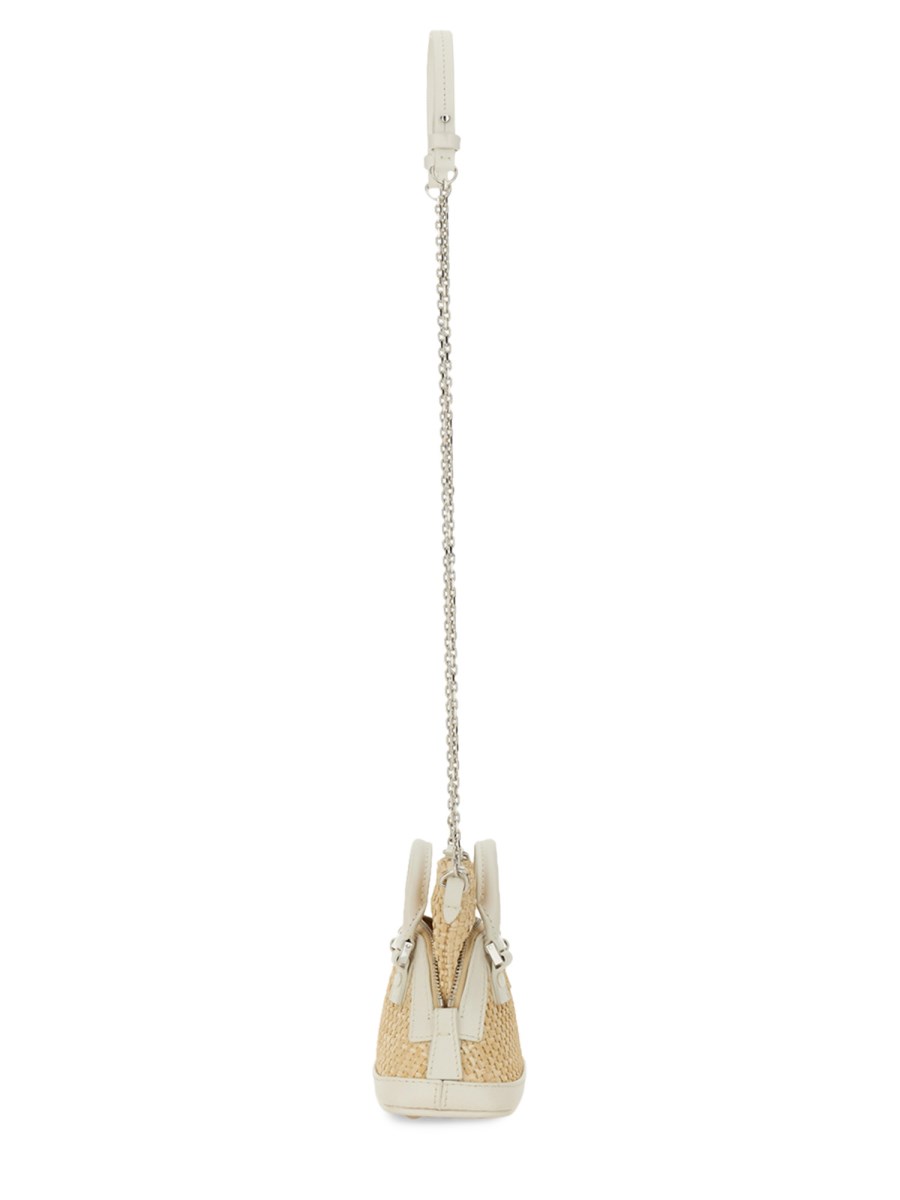 MAISON MARGIELA BORSA 5AC CLASSIQUE BABY IN RAFIA