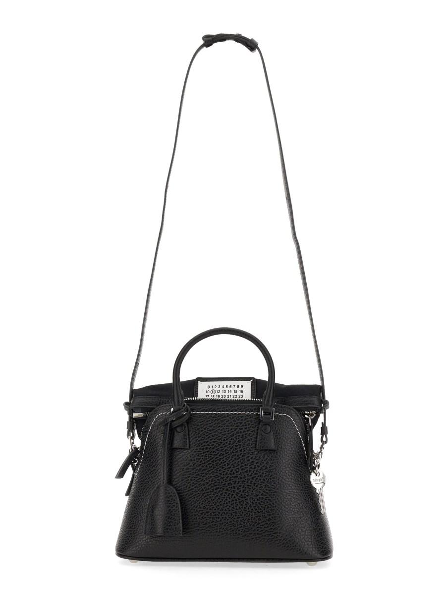 MAISON MARGIELA BORSA "5AC MINI" IN PELLE MARTELLATA