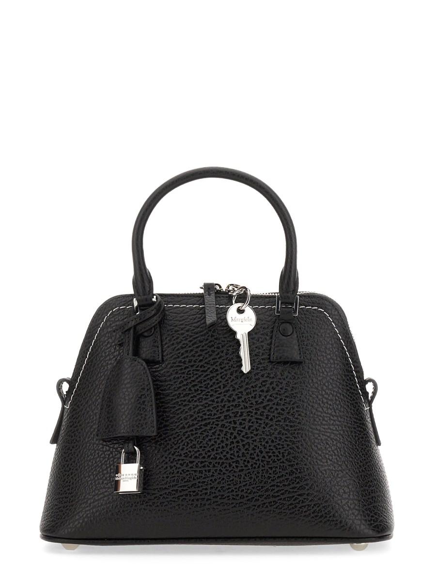 MAISON MARGIELA BORSA "5AC MINI" IN PELLE MARTELLATA