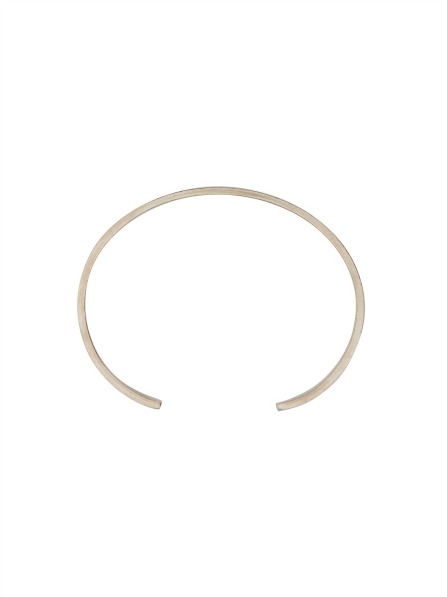 MAISON MARGIELA BRACCIALE RIGIDO CON LOGO