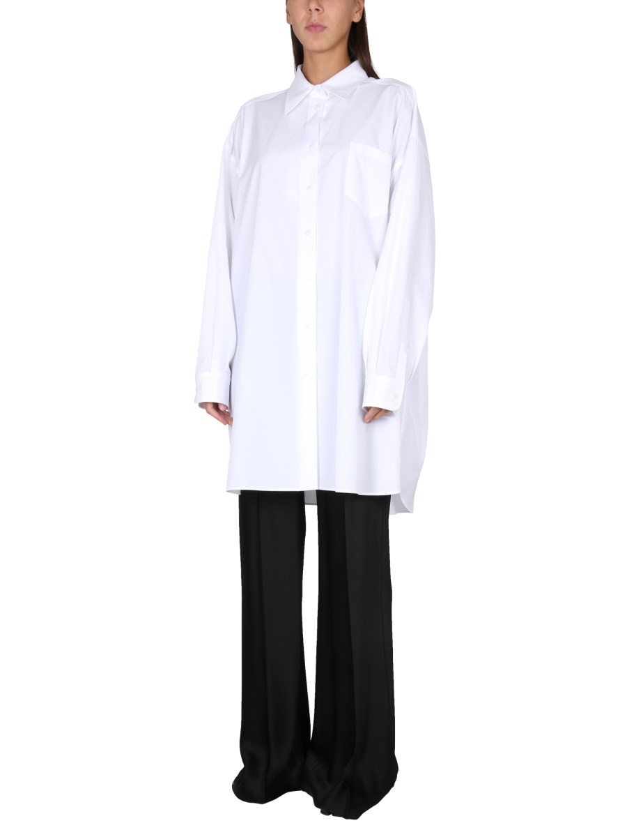 MAISON MARGIELA CAMICIA LUNGA IN COTONE