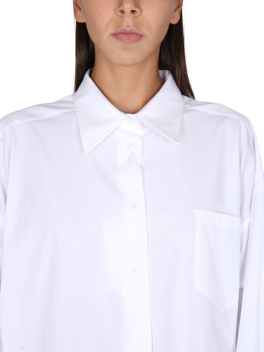 MAISON MARGIELA CAMICIA LUNGA IN COTONE