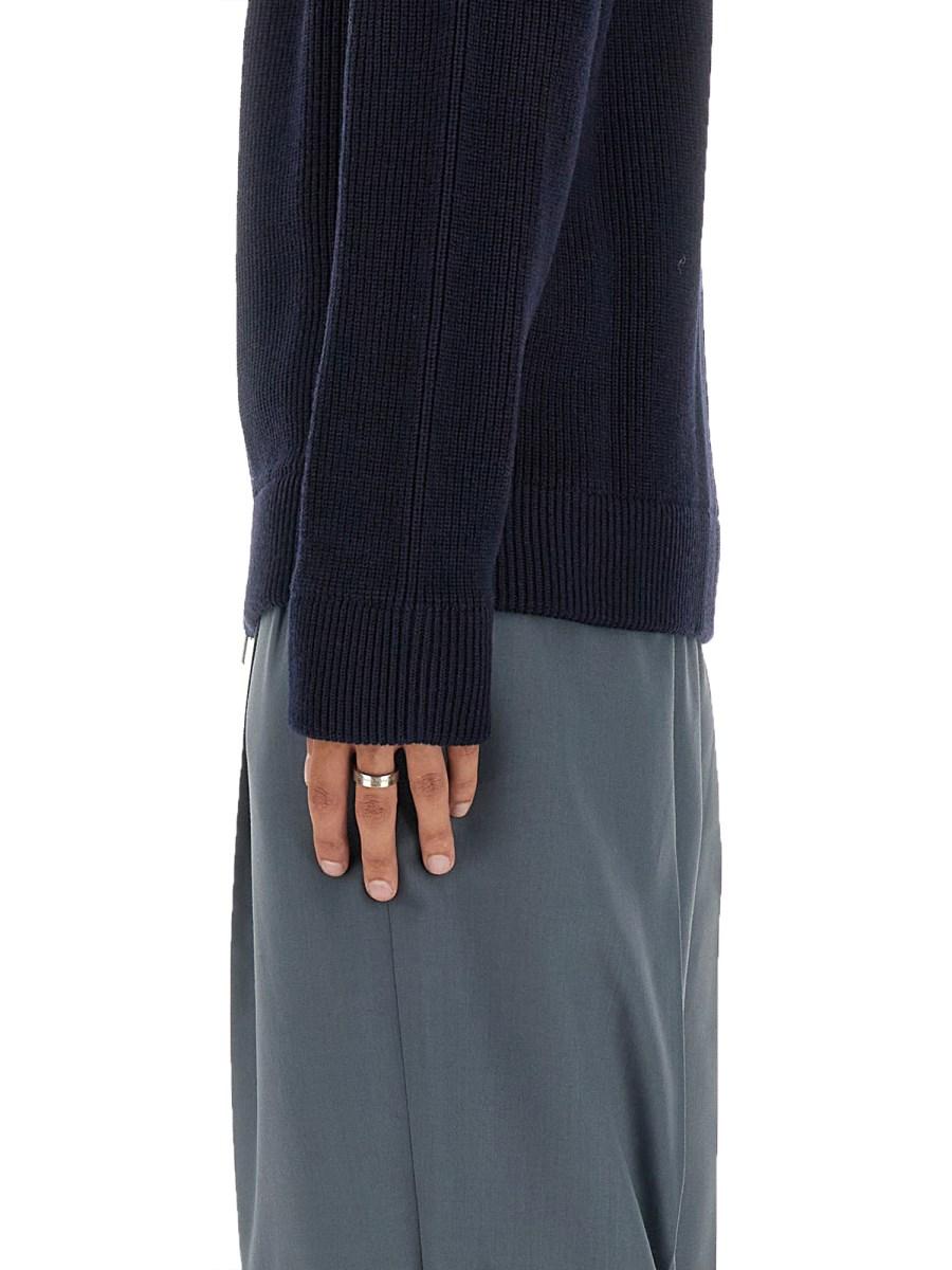 MAISON MARGIELA CARDIGAN IN MAGLIA CON ZIP
