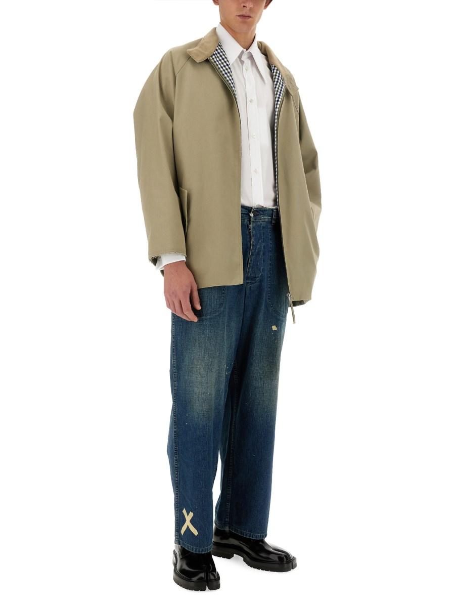 MAISON MARGIELA GIACCA CON DORSO BOMBATO