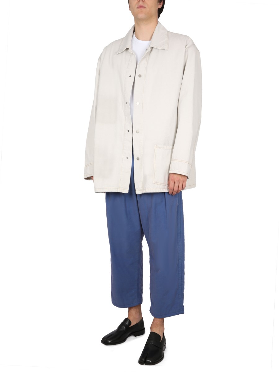 MAISON MARGIELA GIACCA IN DENIM CIMOSATO