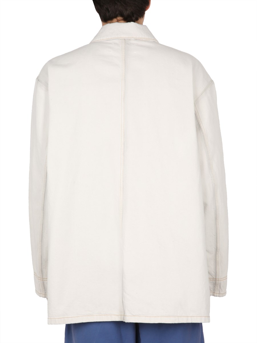 MAISON MARGIELA GIACCA IN DENIM CIMOSATO