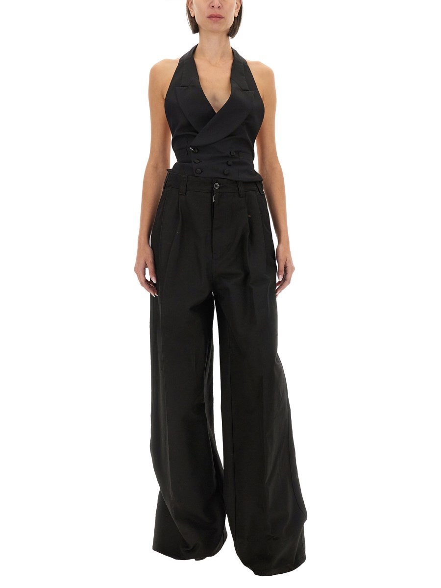 MAISON MARGIELA GILET IN MOHAIR INGLESE