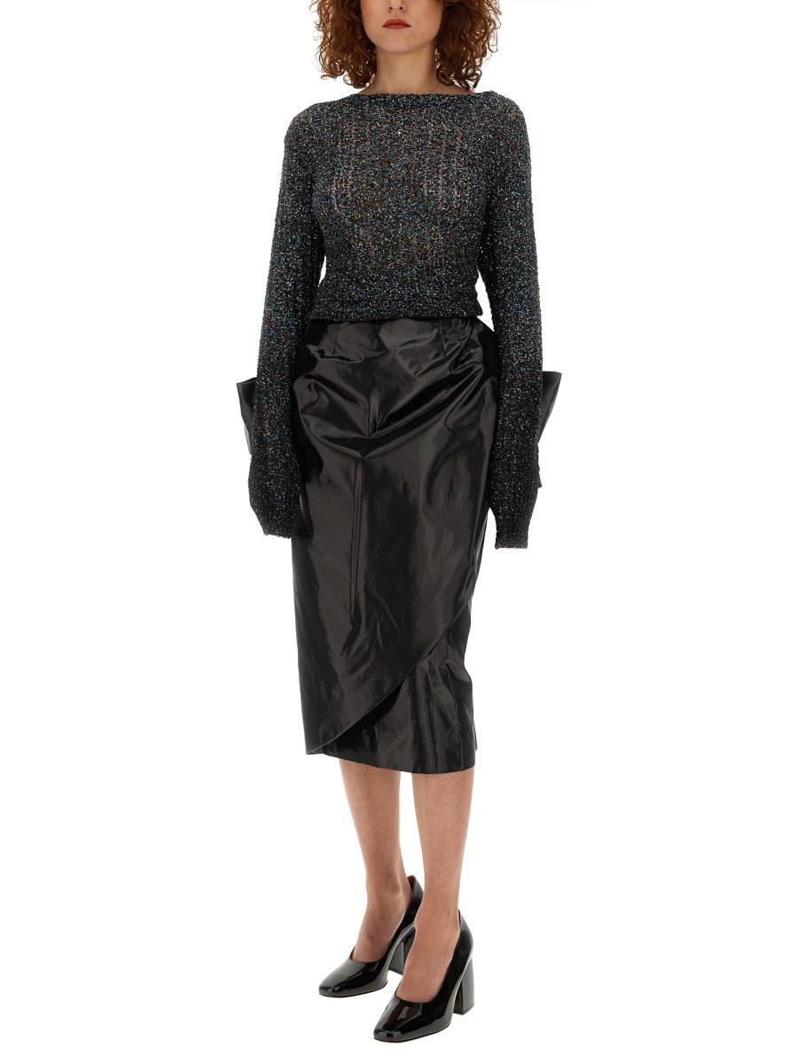MAISON MARGIELA GONNA A TUBINO CON FIOCCO