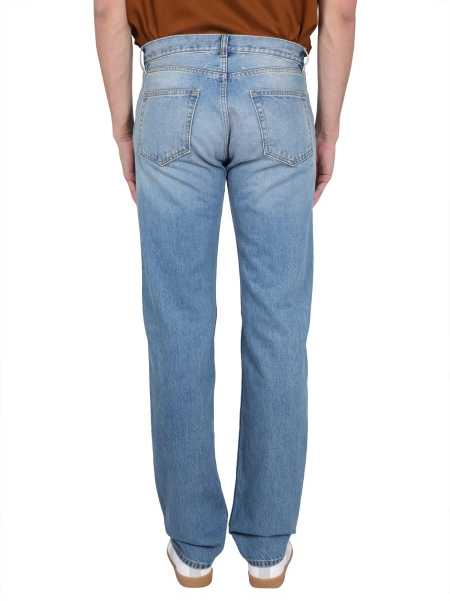 MAISON MARGIELA JEANS CINQUE TASCHE IN COTONE