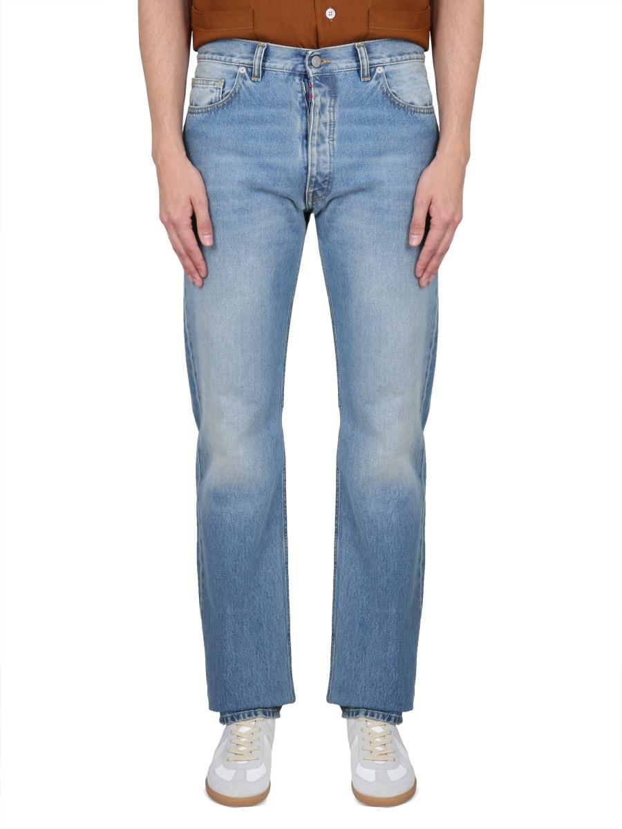 MAISON MARGIELA JEANS CINQUE TASCHE IN COTONE