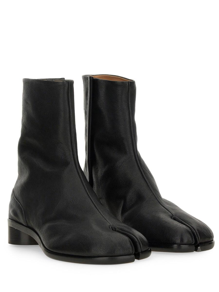 MAISON MARGIELA STIVALETTO TABI IN PELLE