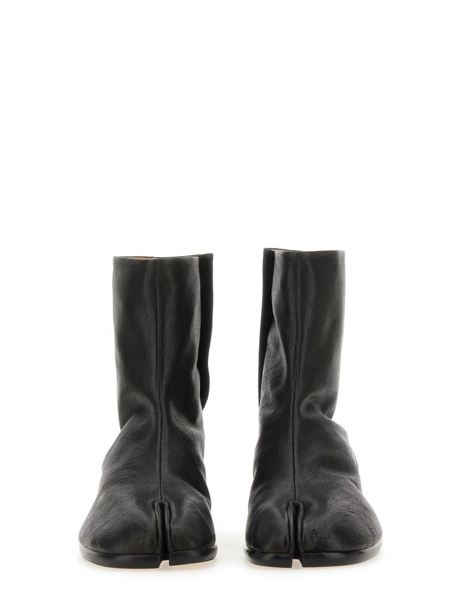 MAISON MARGIELA STIVALETTO TABI IN PELLE