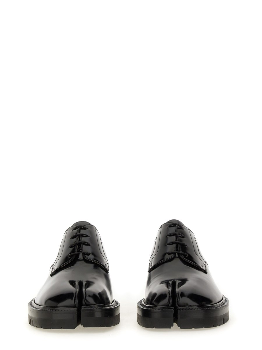 MAISON MARGIELA STRINGATA TABI IN PELLE