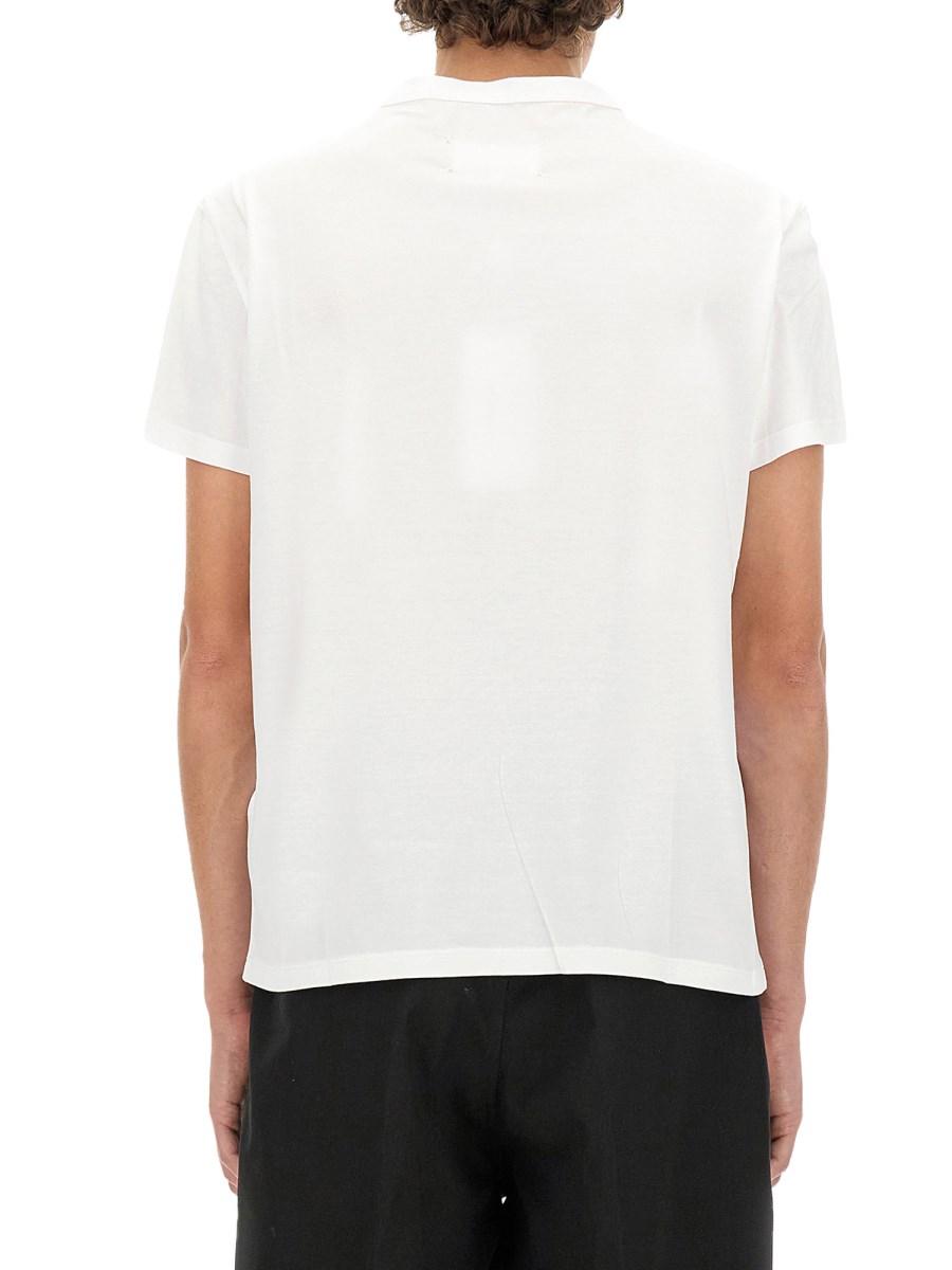 MAISON MARGIELA T-SHIRT CON LOGO DISTORTO