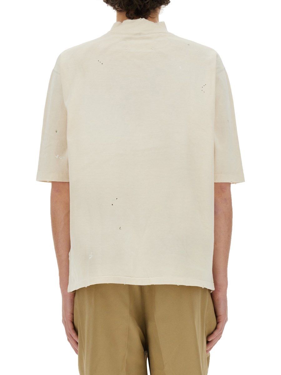 MAISON MARGIELA T-SHIRT IN COTONE BIOLOGICO