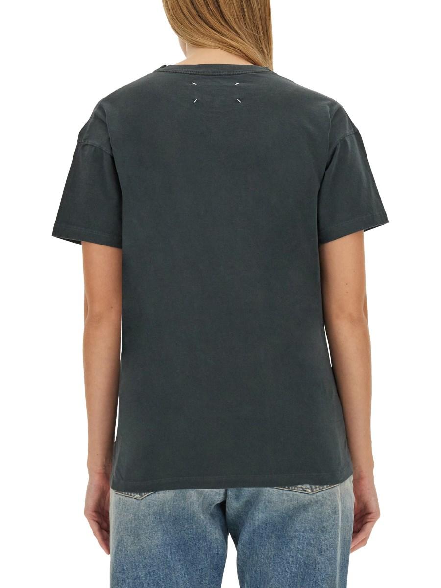 MAISON MARGIELA T-SHIRT IN COTONE CON LOGO