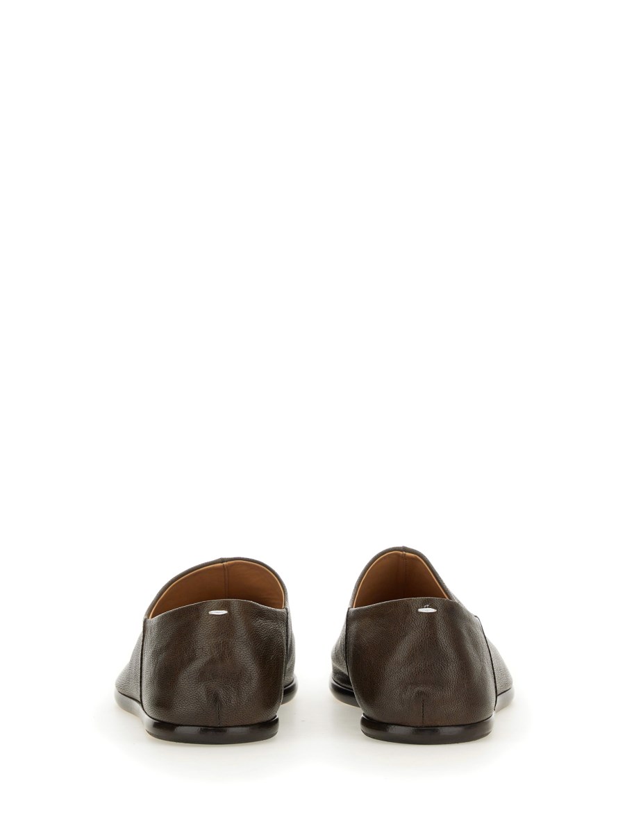 MAISON MARGIELA TABI PIATTA SENZA LACCI IN PELLE