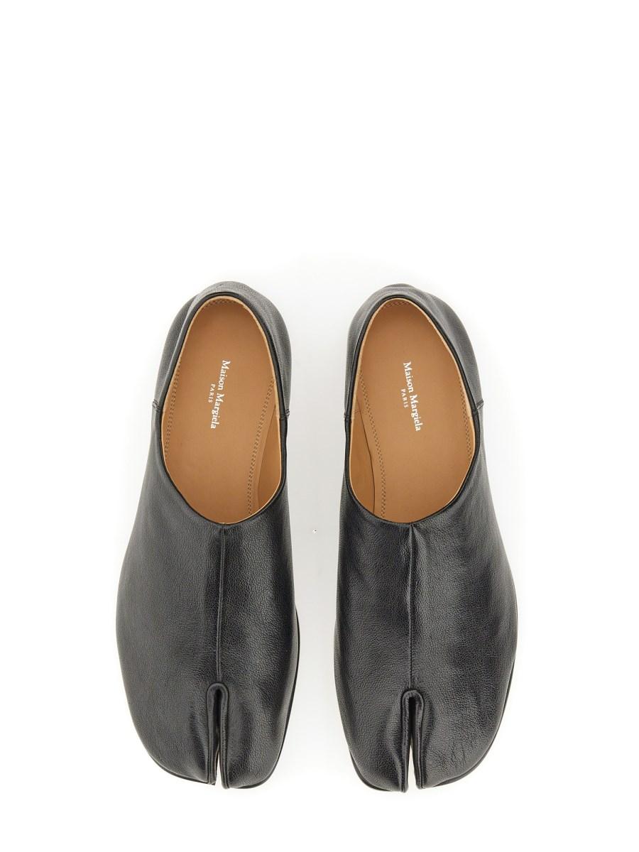 MAISON MARGIELA TABI PIATTA SENZA LACCI IN PELLE