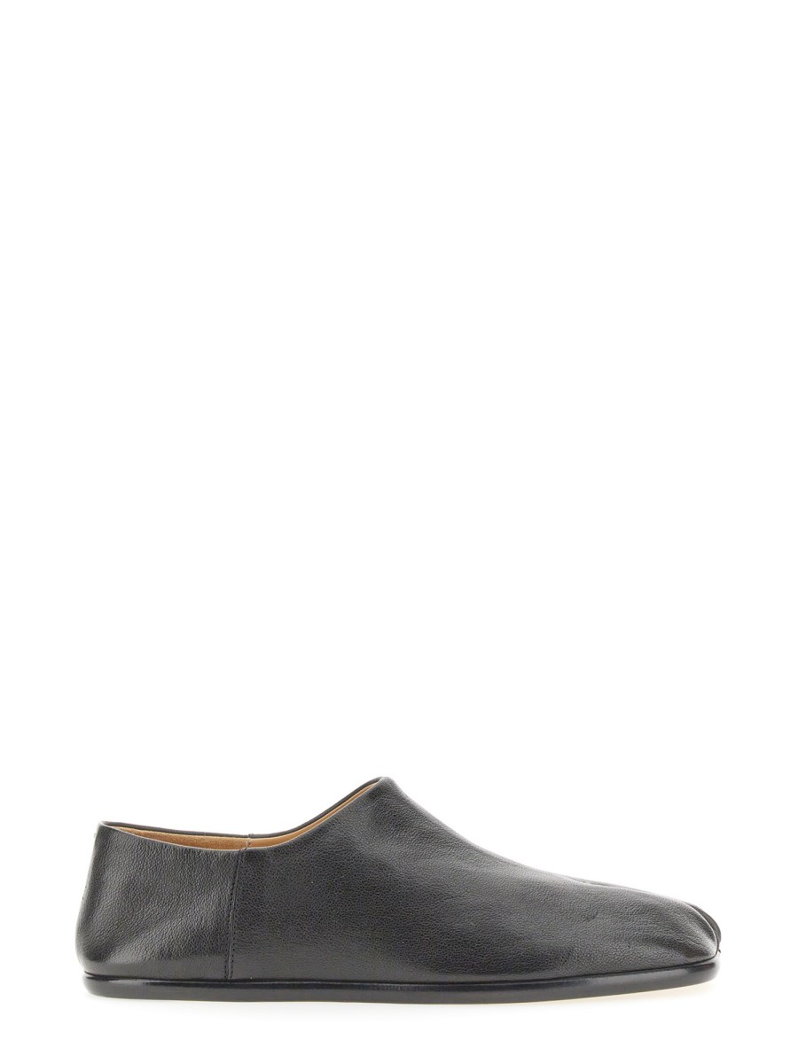 MAISON MARGIELA TABI PIATTA SENZA LACCI IN PELLE