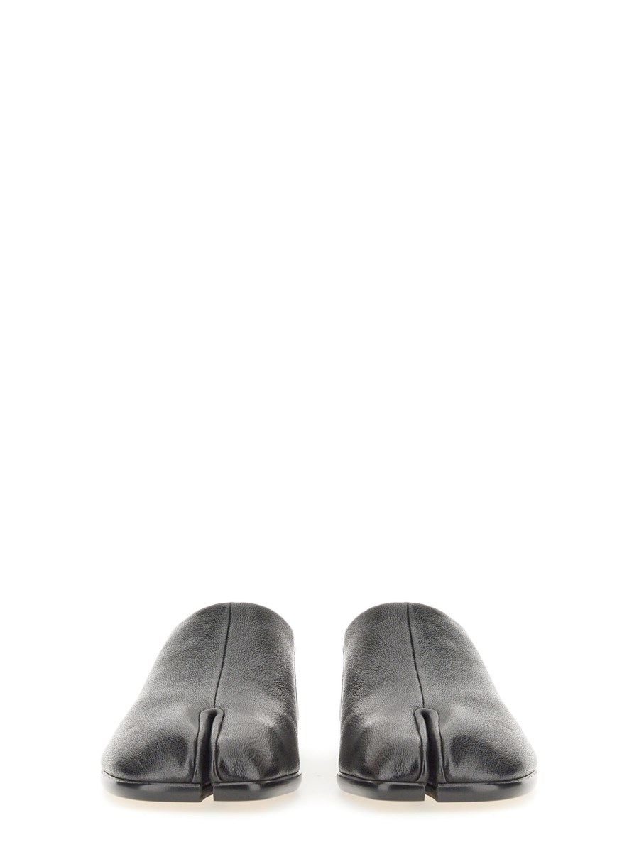 MAISON MARGIELA TABI PIATTA SENZA LACCI IN PELLE