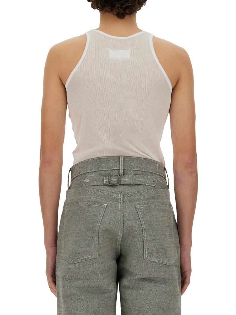 MAISON MARGIELA TANK TOP IN COTONE