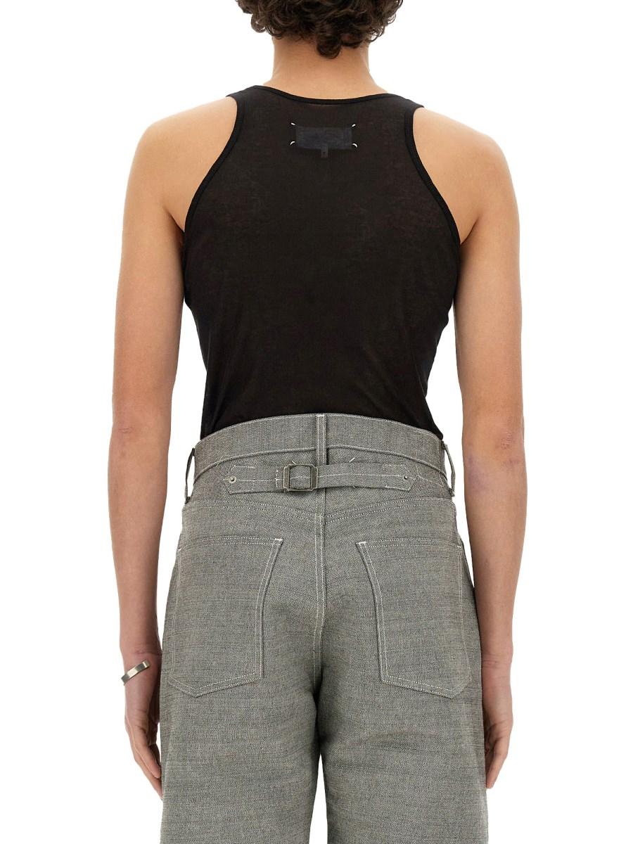 MAISON MARGIELA TANK TOP IN COTONE