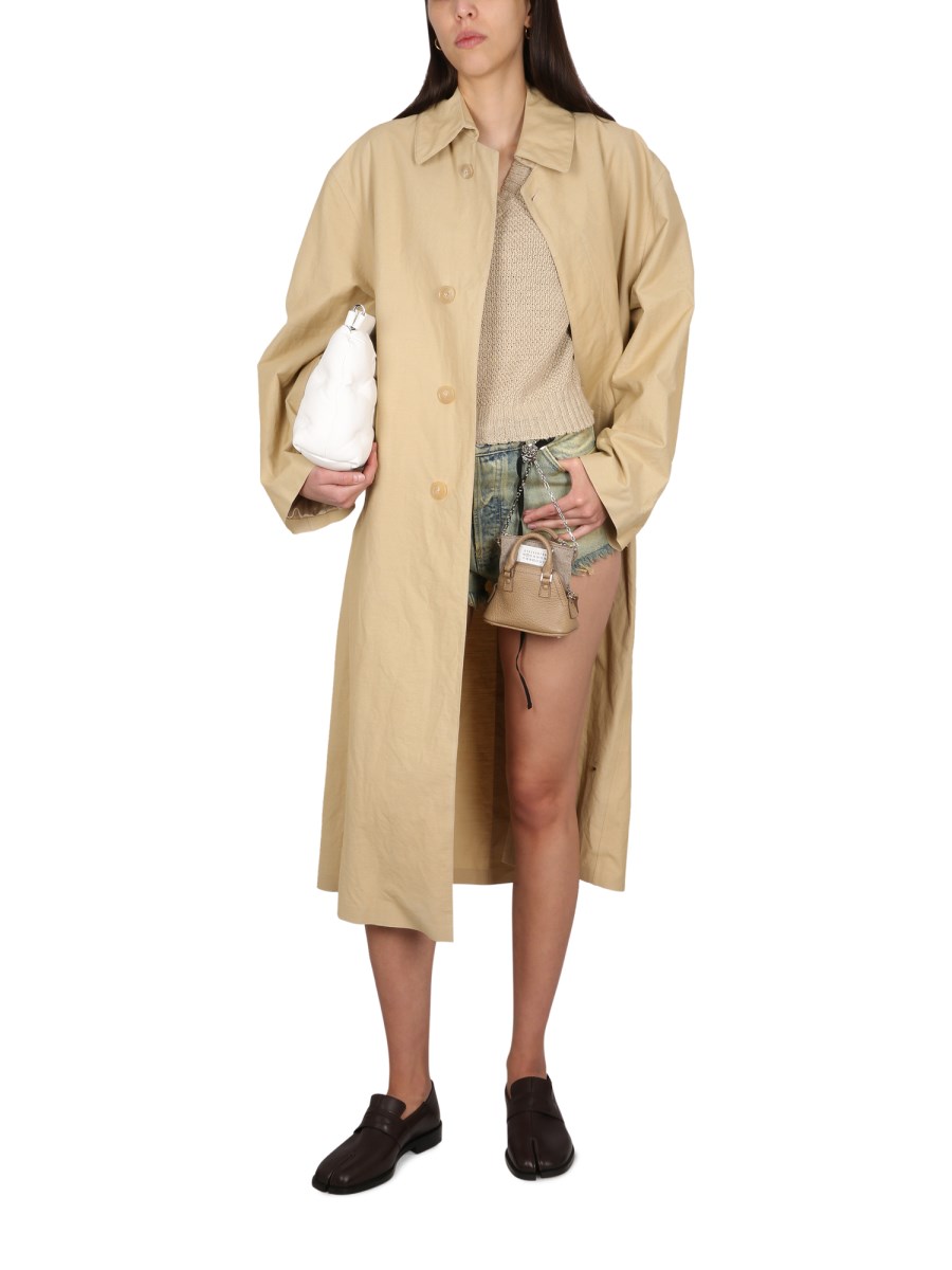 MAISON MARGIELA TRENCH IN COTONE STILE UTILITY