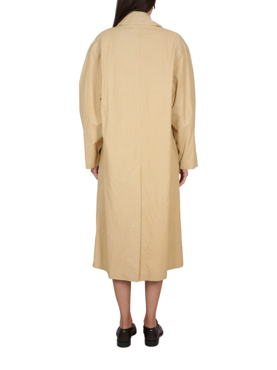 MAISON MARGIELA TRENCH IN COTONE STILE UTILITY