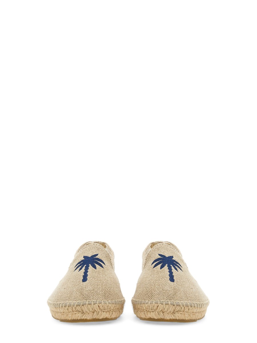 MANEBI ESPADRILLA CON LOGO IN SUEDE