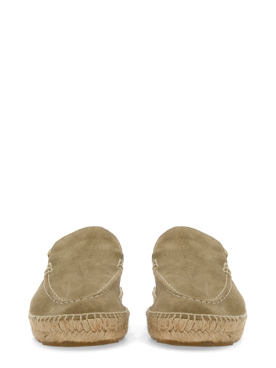 MANEBI ESPADRILLA IN PELLE SUEDE