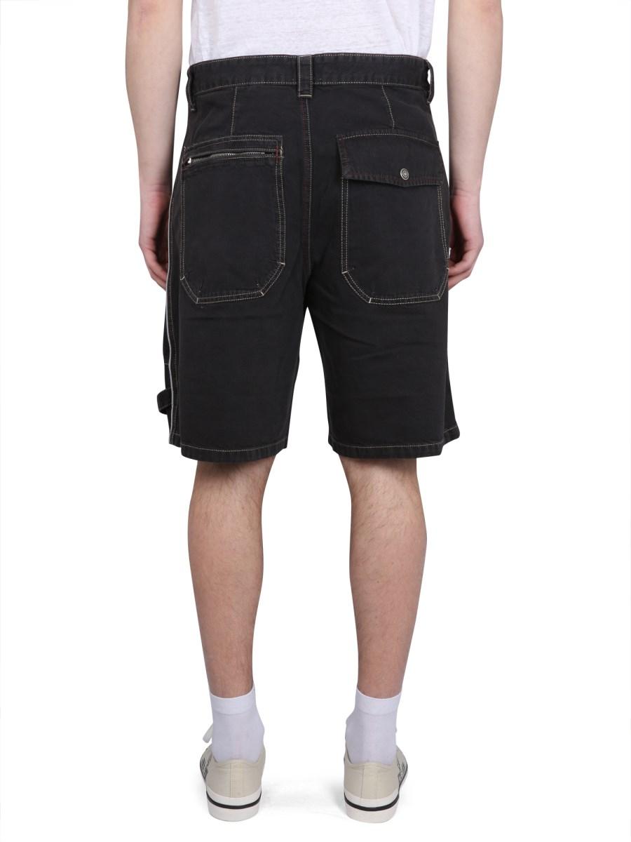 MARANT BERMUDA PEIO IN DENIM