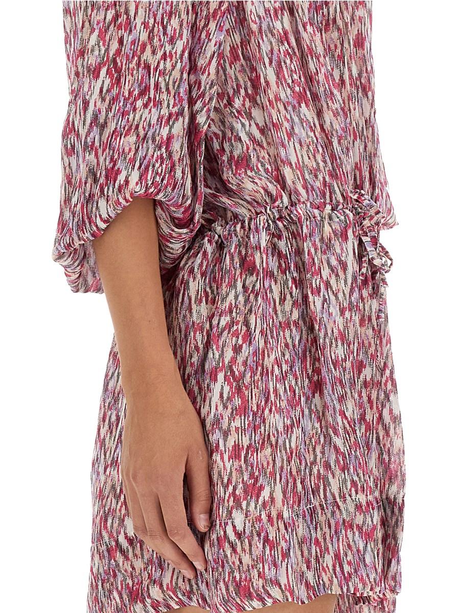 MARANT ÉTOILE ABITO "DAYTON" IN VISCOSA CON STAMPA