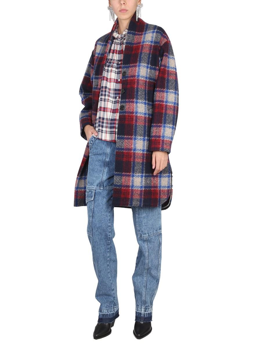 MARANT ÉTOILE CAPPOTTO "GABRIEL" A QUADRI
