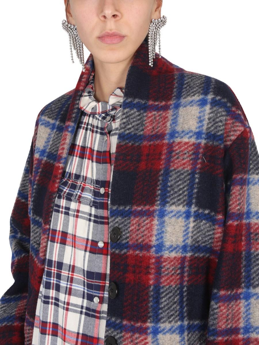 MARANT ÉTOILE CAPPOTTO "GABRIEL" A QUADRI