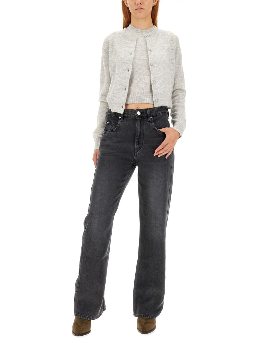 MARANT ÉTOILE CARDIGAN AMENITA IN LANA