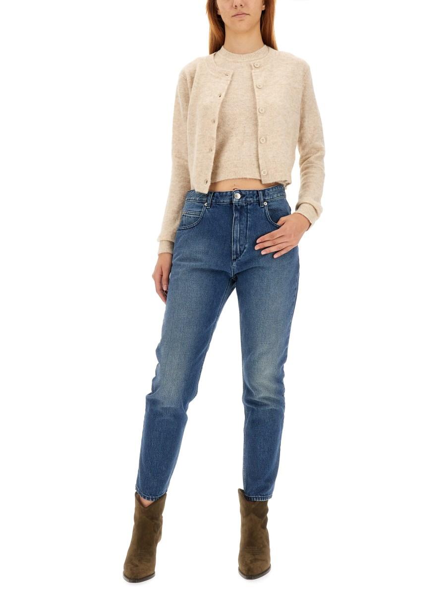 MARANT ÉTOILE CARDIGAN AMENITA IN LANA
